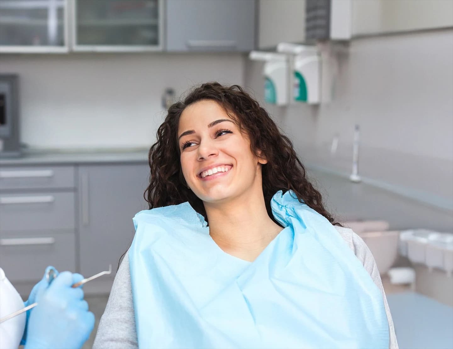 Dentist and patient consultation at Peterborough Family Dental