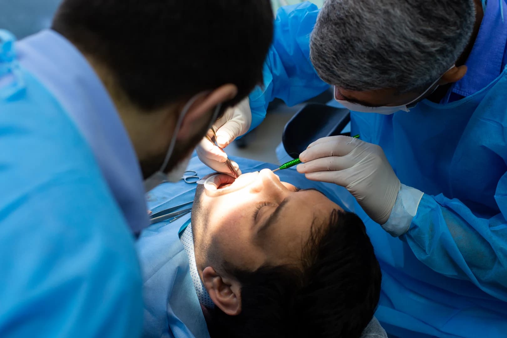 Patient smiling with straight teeth after orthodontic treatment at Peterborough Family Dental
