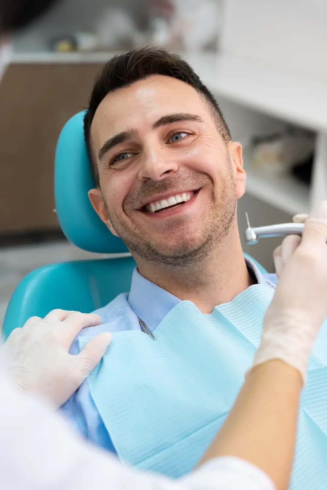 A smooth, even smile after cosmetic reshaping