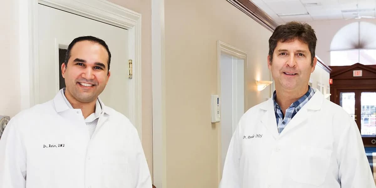 Dr. Rahim and Dr. Ainslie at Peterborough Family Dental & Implant Center
