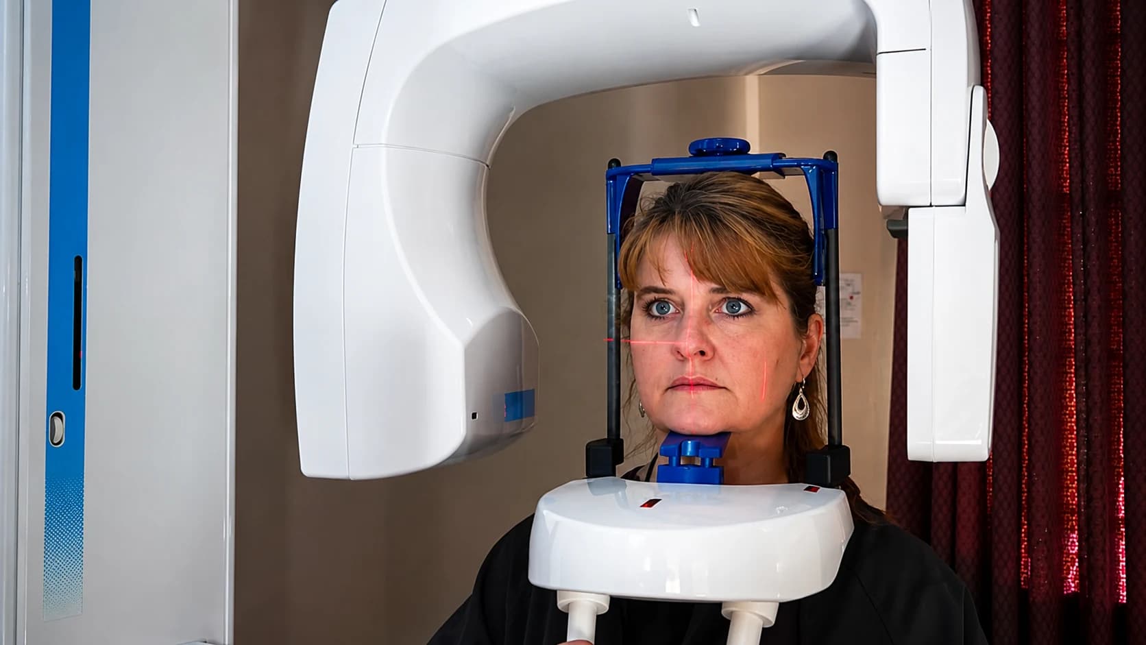 The Planmeca cone beam CT scanner in our imaging suite