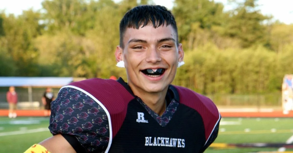 Young athlete ready for a game