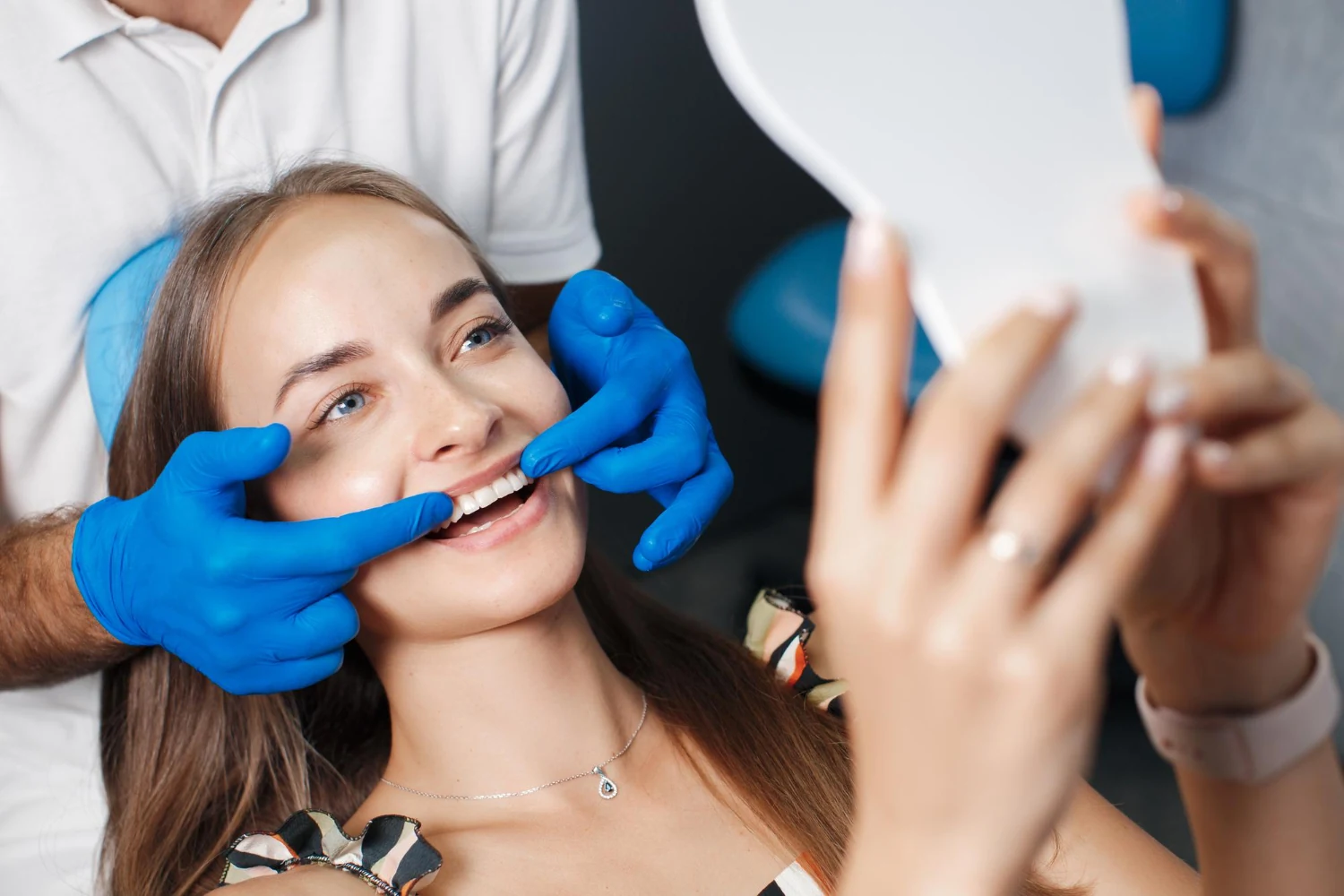 A confident, straight smile with clear aligners